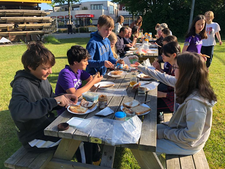 AJunSo lunch op Texel