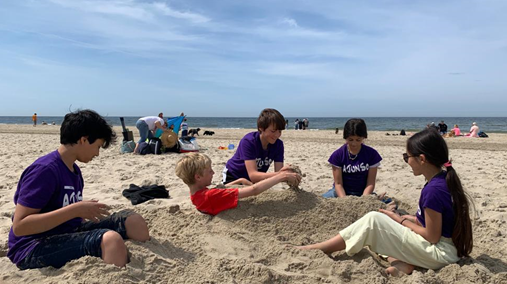 AJunSo op het strand, Texel